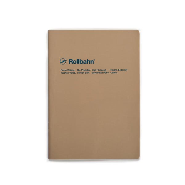 Rollbahn Slim Notebook - B5 Grid Greige